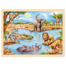 Puzzle animaux de la savane africaine