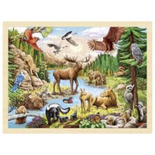 Puzzle animaux d’Amérique du nord